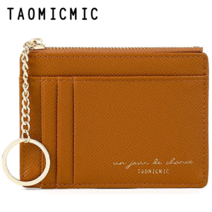 کیف کارت و کیف پول قهوه ای زنانه فانتزی تائومیک میک