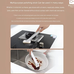 خرید برس ظرفشویی دیواری با پد اسکاچ قابل تعویض و مخزن مایع شوینده