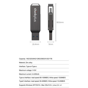 فلش دیسک تایپ سی لنوو