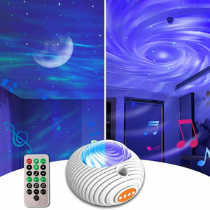 پروژکتور ستاره و کهکشان و اسپیکر بلوتوثی رومیزی ایکس او