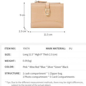 قیمت کیف پول زنانه تاشو