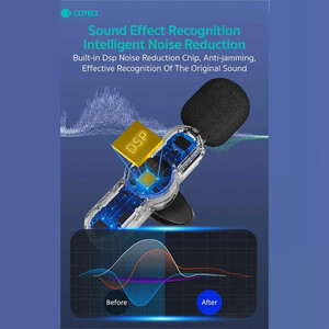 خرید  میکروفن بی‌سیم یقه‌ای کوتسی
