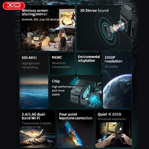 فروش ویدئو پروژکتور قابل حمل هوشمند ایکس او