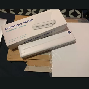 چاپگر حرارتی بدون جوهر قابل شارژ پرتابل مسافرتی