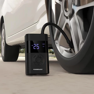 فروش کمپرسود باد شارژی پاورولوژی بهمراه پاور بانک و چراغ قوه