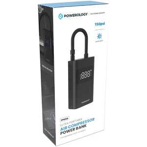 کمپرسود باد شارژی پاورولوژی بهمراه پاور بانک و چراغ قوه