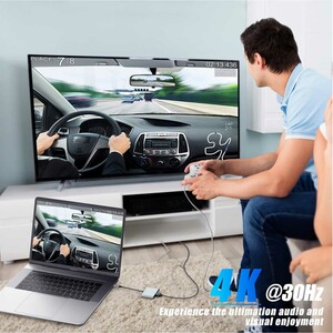 خرید مبدل تایپ سی به اچ دی ام آی، یو اس بی 3.0 و تایپ سی پرووان