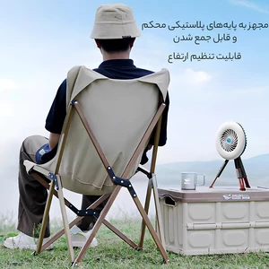 برترین پنکه و لامپ اضطراری مسافرتی دو منظوره رومیزی و آویز اسمایلینگ شارک