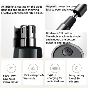 ماشین اصلاح موی بینی شارژی میجیا شیائومی