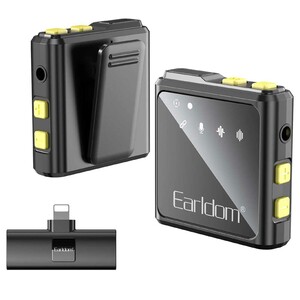 میکروفون بی سیم یقه‌ای لایتنینگ ارلدام MC9L