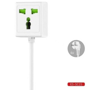 تبدیل برق جهانی با کابل دو متری 2500 وات ارلدام ES-SC15