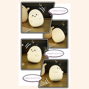 قیمت چراغ خواب رومیزی فانتزی سیلیکونی شارژی