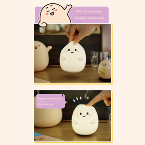 بهترین چراغ خواب رومیزی فانتزی سیلیکونی شارژی