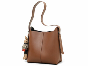 کیفیت کیف شانه ای زنانه با ظرفیت بزرگ New Women's Leather Bucket Bag Large Capacity