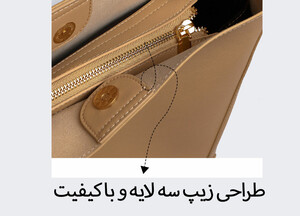 قیمت خرید کیف دوشی چرم زنانه با ظرفیت بزرگ new women's leather shoulder crossbody bag 5478