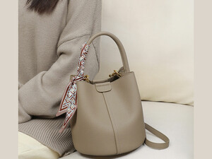 کیفیت کیف دوشی زنانه Viney women's bag versatile leather portable bucket bag 4368