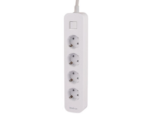 چند راهی برق ارت دار چهار سوکت هادرون Hadron P24 4 AC Way Power Strip 16A
