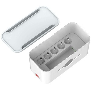 چندراهی برق 5 سوکت و 3 یو اس بی و شارژر بی سیم الدنیو LDNIO Smart Power Socket Storage Box SN5311