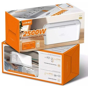 چندراهی برق 5 سوکت و 3 یو اس بی و شارژر بی سیم الدنیو LDNIO Smart Power Socket Storage Box SN5311