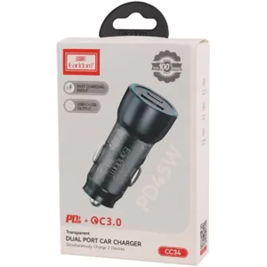 قیمت شارژر فندکی فست شارژ ماشین دو پورت ارلدام