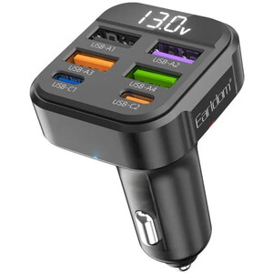 شارژر فندکی فست شارژ ماشین 45 وات 3.1 آمپر ارلدام Earldom ES-CC43