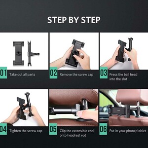 هولدر موبایل و تبلت صندلی عقب خودرو یوگرین