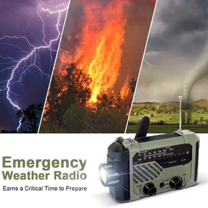 قیمت چراغ قوه شارژی و لامپ کمپینگ خورشیدی ضدآب چندمنظوره اسمایلینگ شارک با رادیو، پاوربانک و ژنراتور دستی