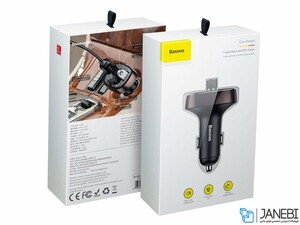 شارژر فندکی فست شارژ ماشین با قابلیت پخش موسیقی و تماس بیسوس