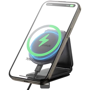 خرید هولدر شارژر وایراس مگنتی مگ سیف چرخشی تاشو بیسوس