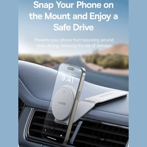 هولدر شارژر وایراس مگنتی مگ سیف چرخشی تاشو بیسوس