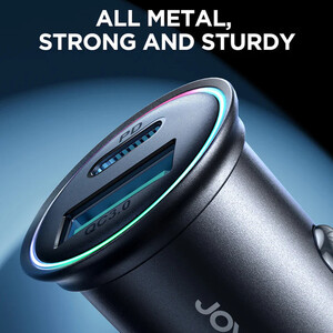 شارژر فندکی تایپ سی و یو اس بی جویروم