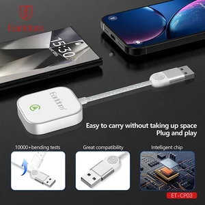 دستگاه تبدیل CarPlay بی‌سیم بدون کابل