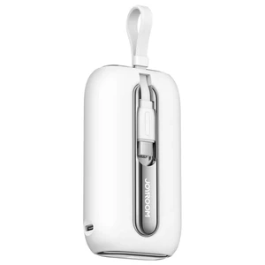 باتری همراه با ظرفیت 10000 میلی‌آمپر رنگ سفید