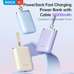 خرید پاوربانک فست شارژ لایتنینگ راک