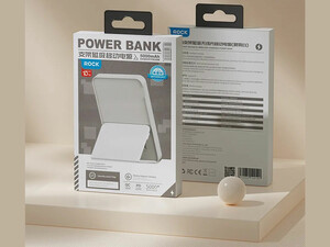 پاوربانک 5000 و شارژر بی سیم 15 وات راک Rock P83 Wireless Charging Power Bank