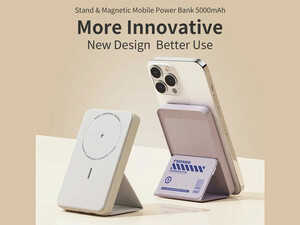 پاوربانک 5000 و شارژر بی سیم 15 وات راک Rock P83 Wireless Charging Power Bank