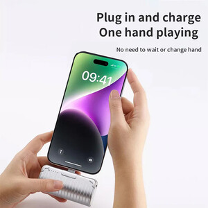 پاوربانک مینی 4800 میلی آمپر 20 وات تایپ سی راک