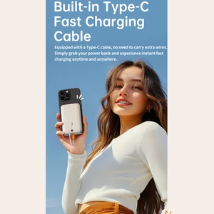 ارزان شارژر همراه بی سیم مگ سیف فست شارژ اپل راک