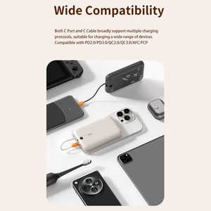 شارژر همراه بی سیم مگ سیف فست شارژ اپل راک