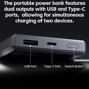 خرید پاوربانک مغناطیسی  10000  با طراحی رترو به همراه رادیو راک