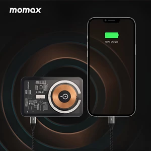 شارژر همراه بی سیم مگ سیف فست شارژ اپل مومکس