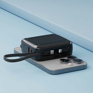 پاوربانک وایرلس 15 وات، یو‌ا‌س‌بی، تایپ‌سی و لایتنینگ پورودو