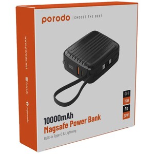 فروش پاوربانک مگ‌سیف 15 وات، یو‌ا‌س‌بی، تایپ‌سی و لایتنینگ پورودو