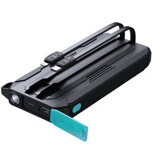 خرید پاور بانک 22.5 وات 10000 با کابل متصل تایپ سی و لایتنیگ جویروم