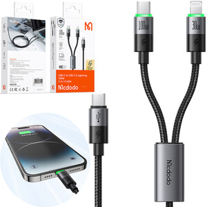 کابل تایپ سی به تایپ سی و لایتنینگ 100 وات 1.5 متری مک دودو MCDODO CA-6700