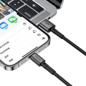 خرید کابل شارژ سریع لایتنینگ 3 آمپر مک دودو با طول 1.2متر