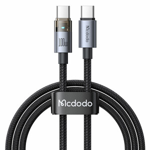 کابل شارژ سریع تایپ‌سی به تایپ‌سی 100 وات 5 آمپر 1.2 متری مک‌دودو CA-558