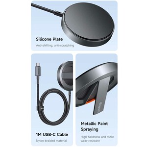 شارژر وایرلس مگنتی 15 وات مک‌دودو