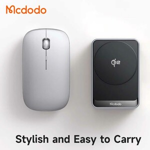 استند و شارژر بی سیم آیفون سری 12 و بالاتر 15 وات چهار کاره رومیزی تاشو مک‌دودو