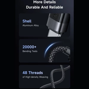 کابل تبدیل تایپ‌ سی به لایتنینگ با بدنه مگنتی مک دودو